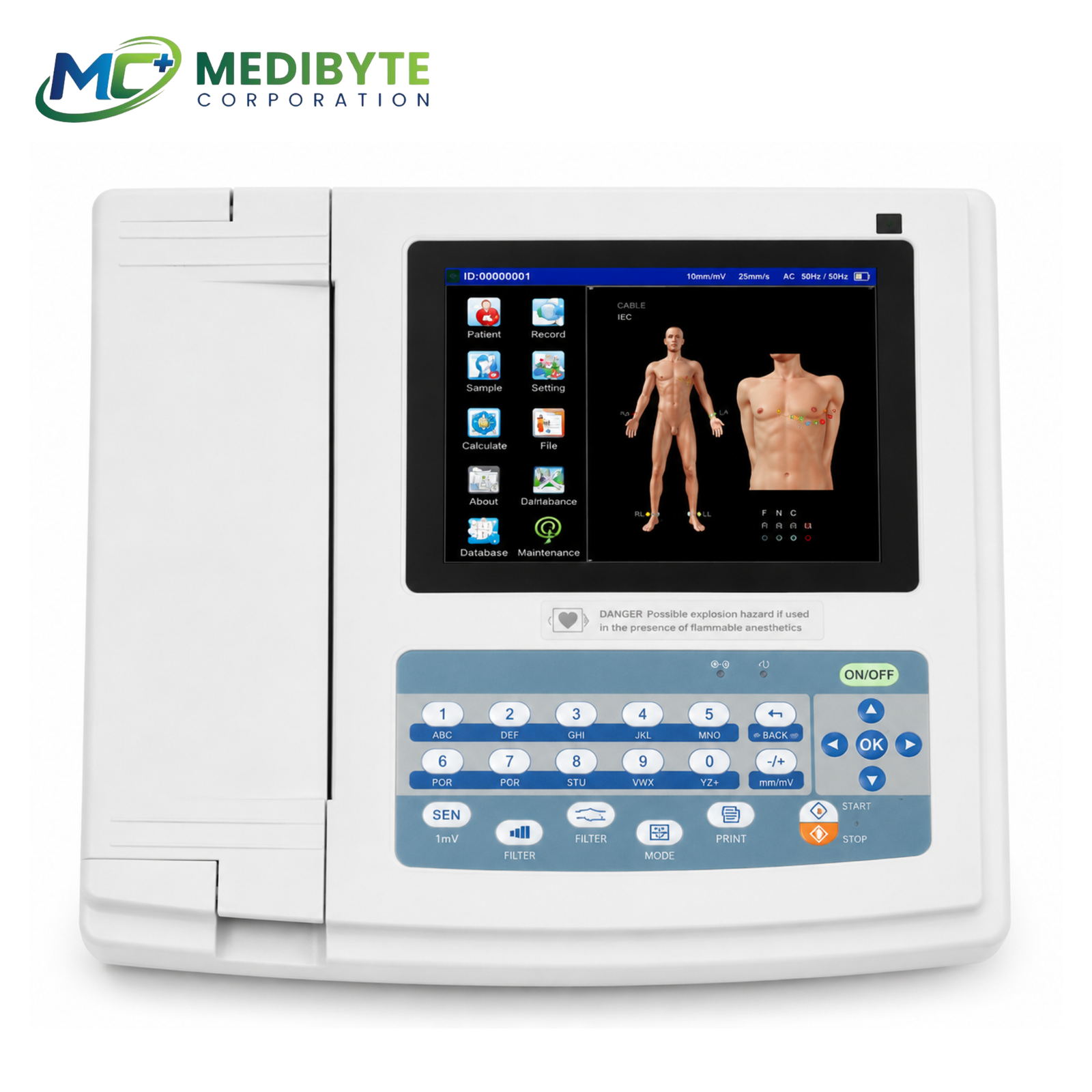 CONTEC ECG1200G Digital Twelve Channel ECG